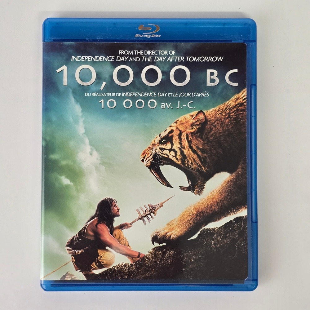10,000‎ BC Movie Blu-ray Action Adventure Epic Cinematic Warner Bros
